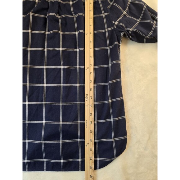 UNTUCKit Women's Size 8 Michelot Medium Blue Plaid Button Up Shirt - Picture 7 of 7
